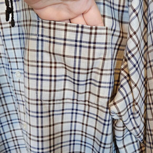 Daniel Cremieux Signature Collection Pima Cotton Non Iron Button Up Men's XXL - Picture 7 of 8